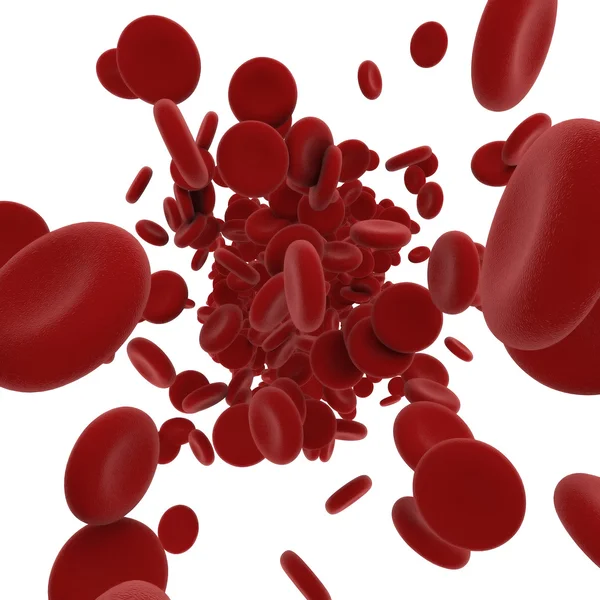 Corriente de células sanguíneas —  Fotos de Stock
