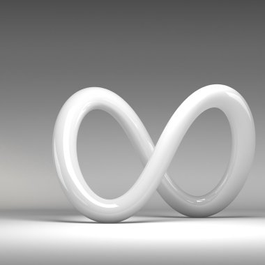 3D render Soyut düğüm