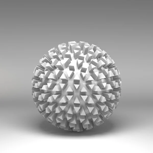 3D illustratie geometrische basisvormen — Stockfoto