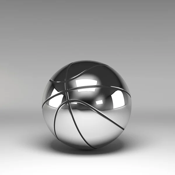 3D sepet topu3D-mand bal — Stockfoto