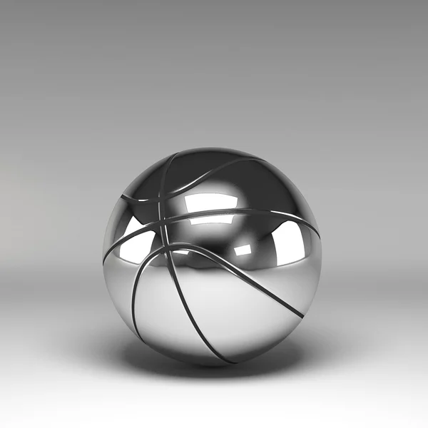 3d bola de basquete — Fotografia de Stock