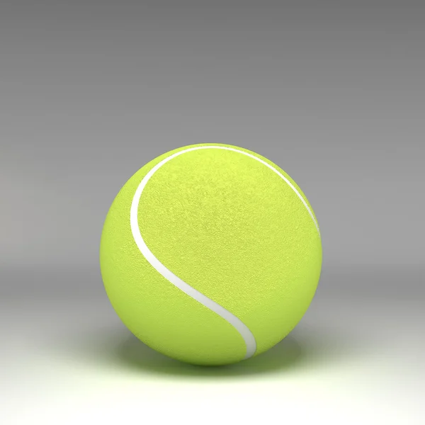 3D ball tenis na białym tle — Zdjęcie stockowe