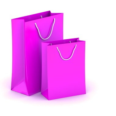 3D alışveriş çantası