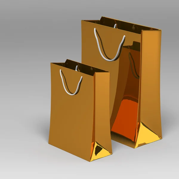 Borsa shopping 3D — Foto Stock