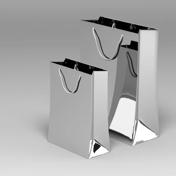 3D-s bevásárló táska — Stock Fotó