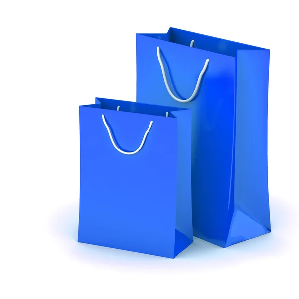 3D shopping väska — Stockfoto