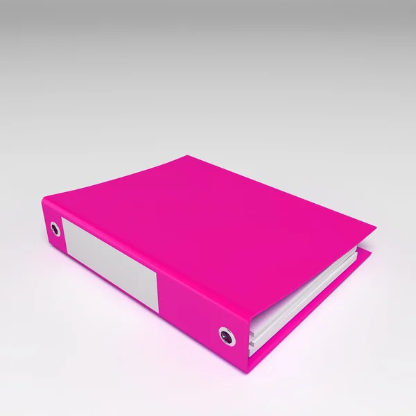 3d illustration of documents folder — Stock Photo, Image