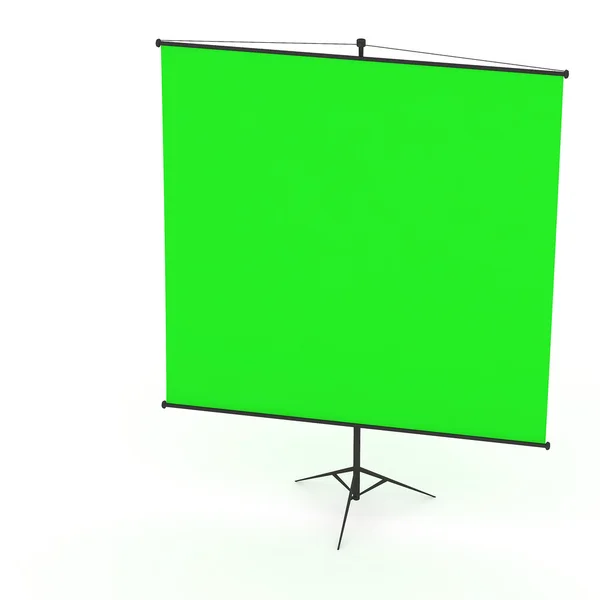 3d Blank Projection screen — Stock Photo, Image