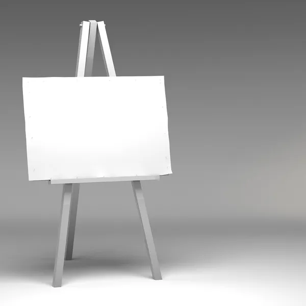 3D boş sanat masa, ahşap şövale