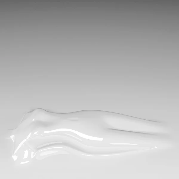 3D низький рельєф жінки фігури — стокове фото