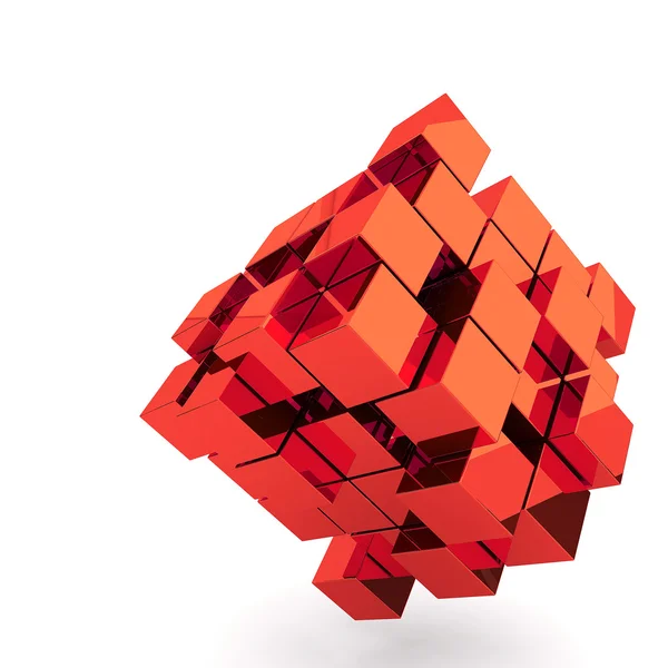 3D ilustracja podstawowych kształtów geometrycznych — Zdjęcie stockowe