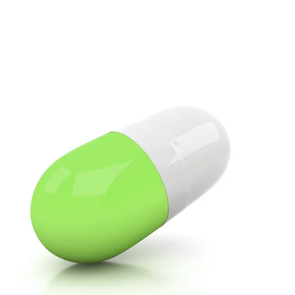 3d pill isolated on white — Stock Photo, Image