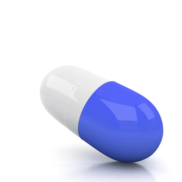 3D таблетки изолированы на белом — стоковое фото