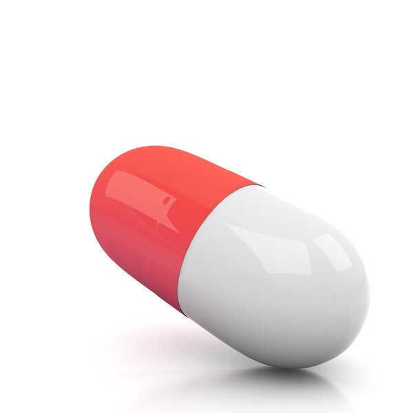 3D таблетки изолированы на белом
