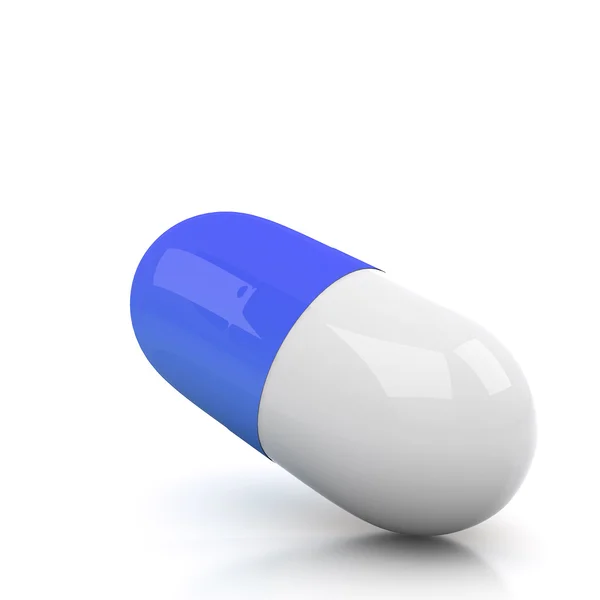3d pill isolated on white — Stock Photo, Image