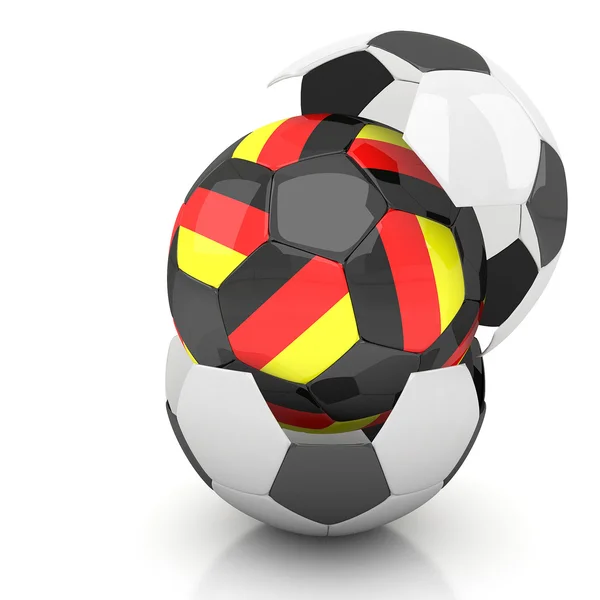 Bola de futebol alemão — Fotografia de Stock