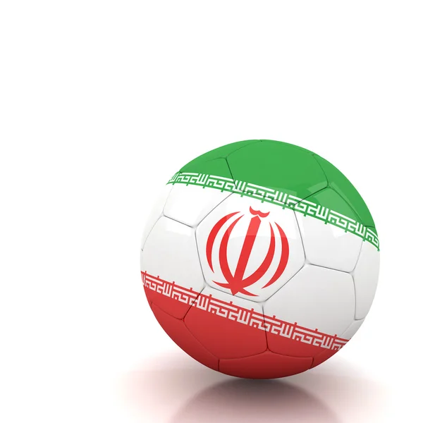 Irán futball-labda — Stock Fotó