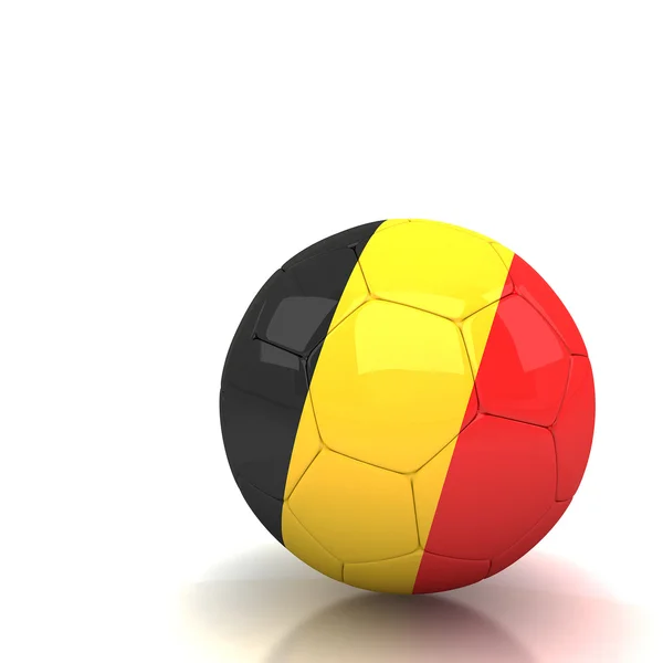 比利时足球球 — 图库照片