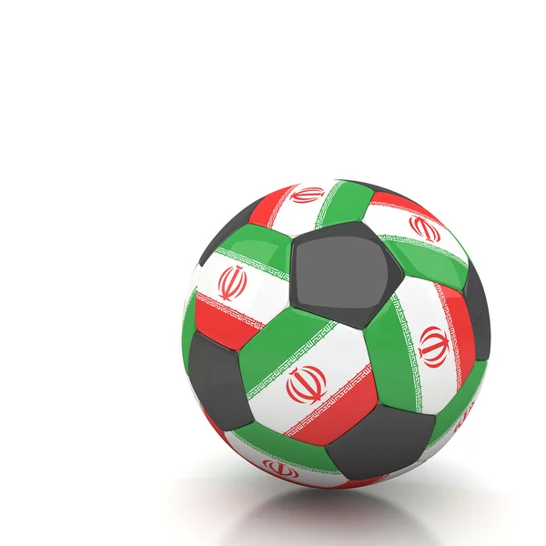 Iran pallone da calcio — Foto Stock