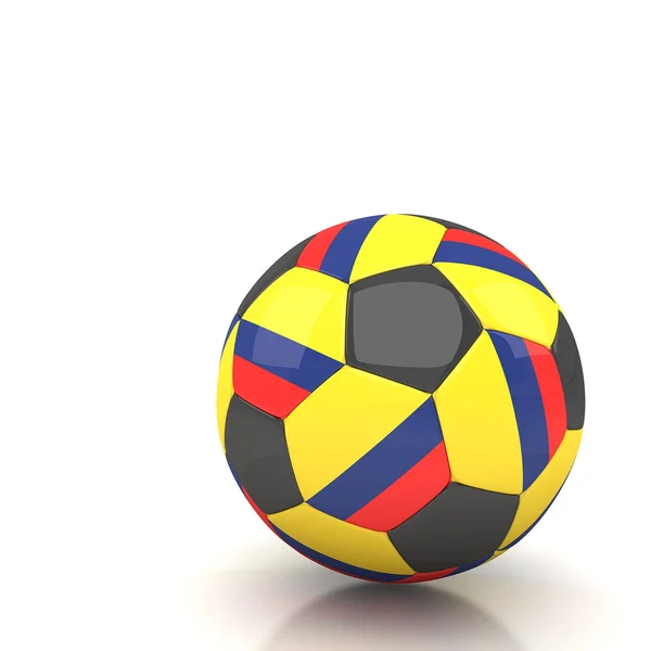 Colombia soccer ball — Stock Photo, Image