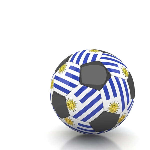 Уругвай футбольний м'яч — стокове фото