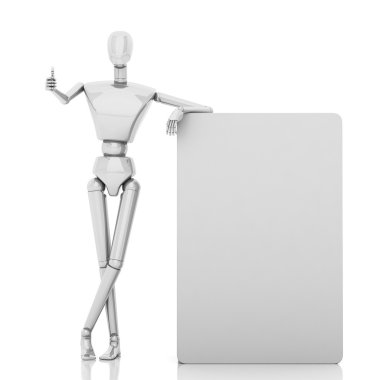 3d adam yukarı işareti veriyor