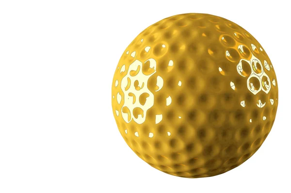 3d bola de golfe — Fotografia de Stock