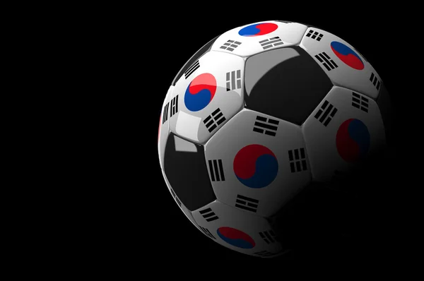 Soust Coreia bola de futebol — Fotografia de Stock