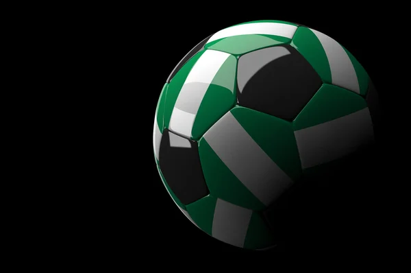 Nigeria soccer ball — Stock Photo, Image