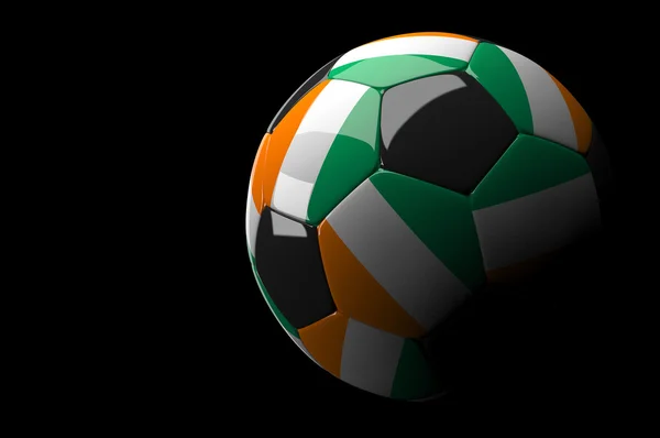 Slonovinové pobřeží fotbalový míč — Stock fotografie