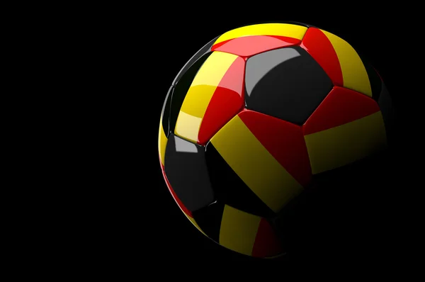 Belgium soccer ball — Stock Photo, Image