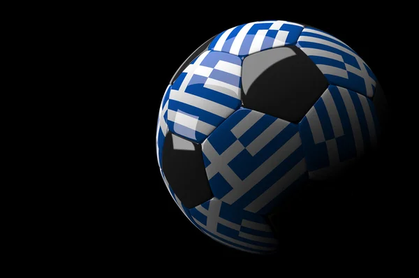 希腊足球球 — 图库照片
