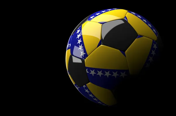 Bosnia Herzegovina soccer ball — Stock Photo, Image
