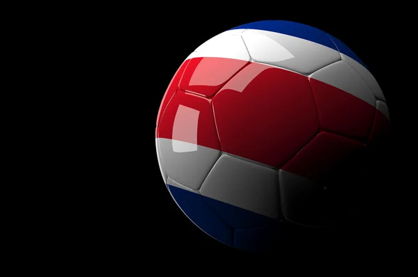 Футбольный мяч Костарика — стоковое фото