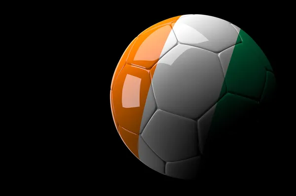 Balle de football Côte d'Ivoire — Photo