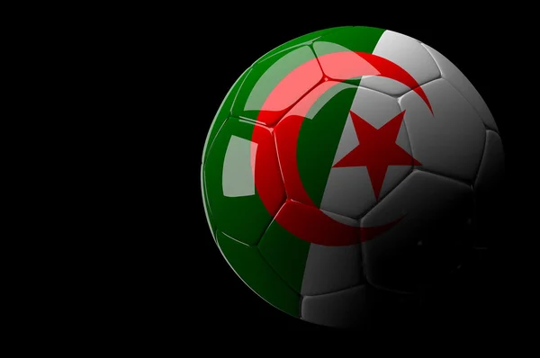Argélia bola de futebol — Fotografia de Stock