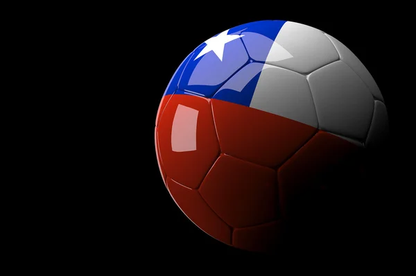 Chile fotbalový míč — Stock fotografie