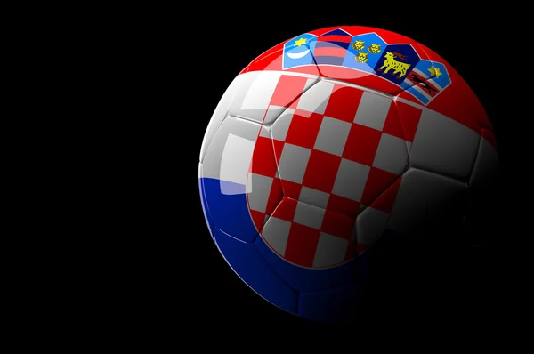 Croazia palla da calcio — Foto Stock