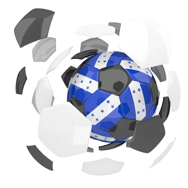 Футбольный мяч Ходураса — стоковое фото