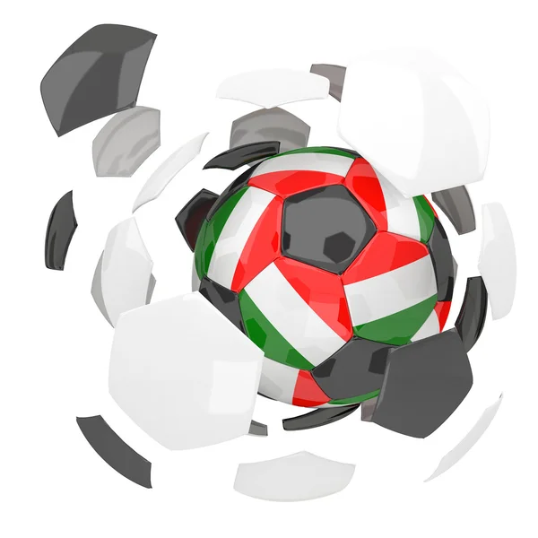 Itraly pelota de fútbol —  Fotos de Stock