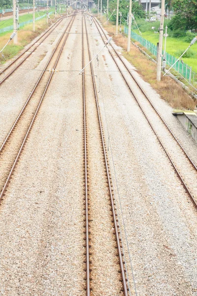 在马来西亚的铁路. — 图库照片