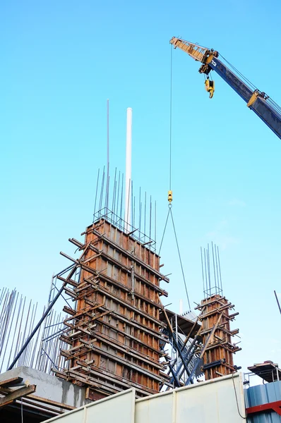 Construcción de grúas — Foto de Stock