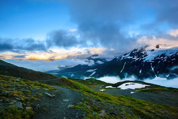 Alaska-Bergblick — Stockfoto