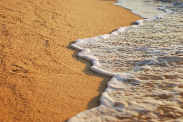모래에 파 — 스톡 사진