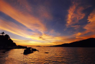 gökyüzü günbatımı