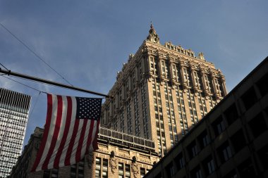 Amerikan bayrağı ve yapı