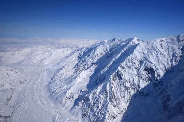 Montanha de neve do Alasca — Fotografia de Stock