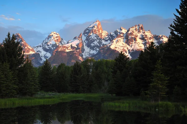 Bergzonsopgang — Stockfoto