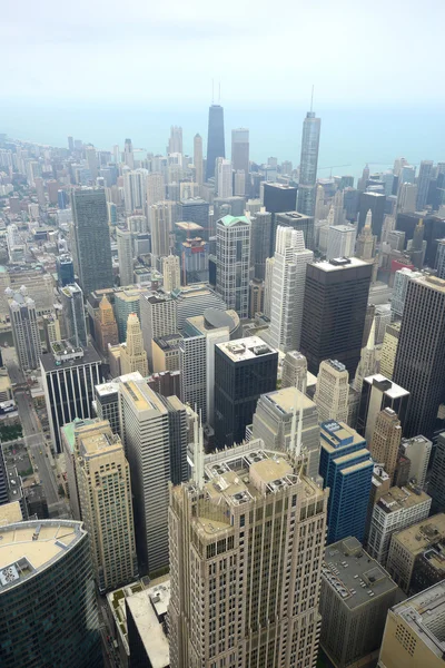 Чикаго, будівництво — стокове фото