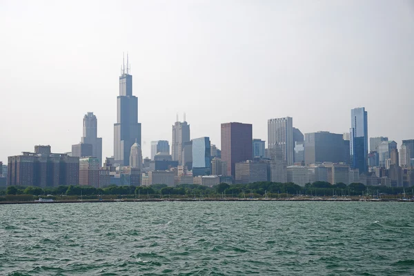 Строительство в Чикаго — стоковое фото